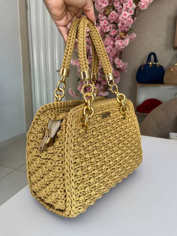 Bolsa Crochê Personalizada – Feita à Mão