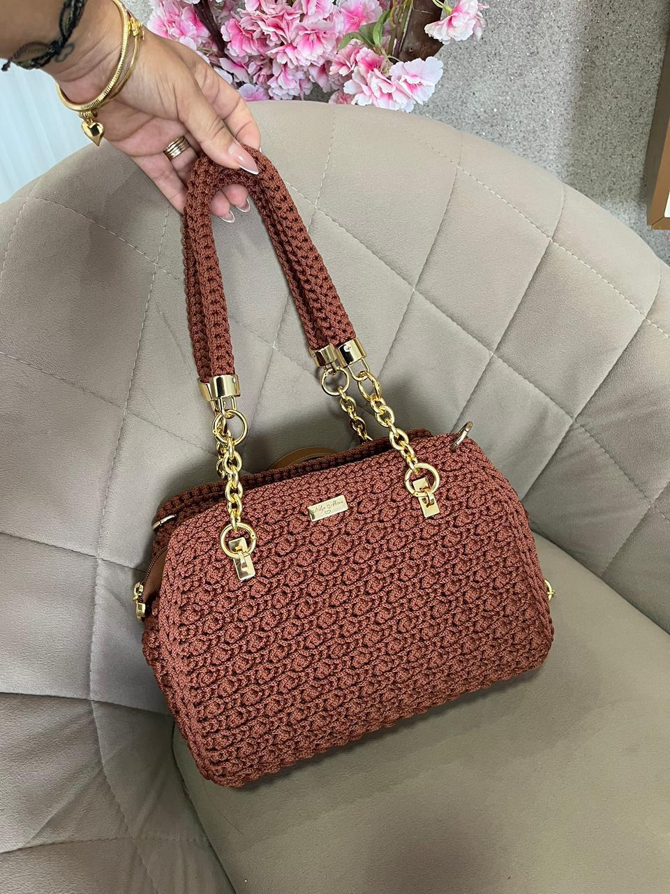 Bolsa Crochê Personalizada – Feita à Mão