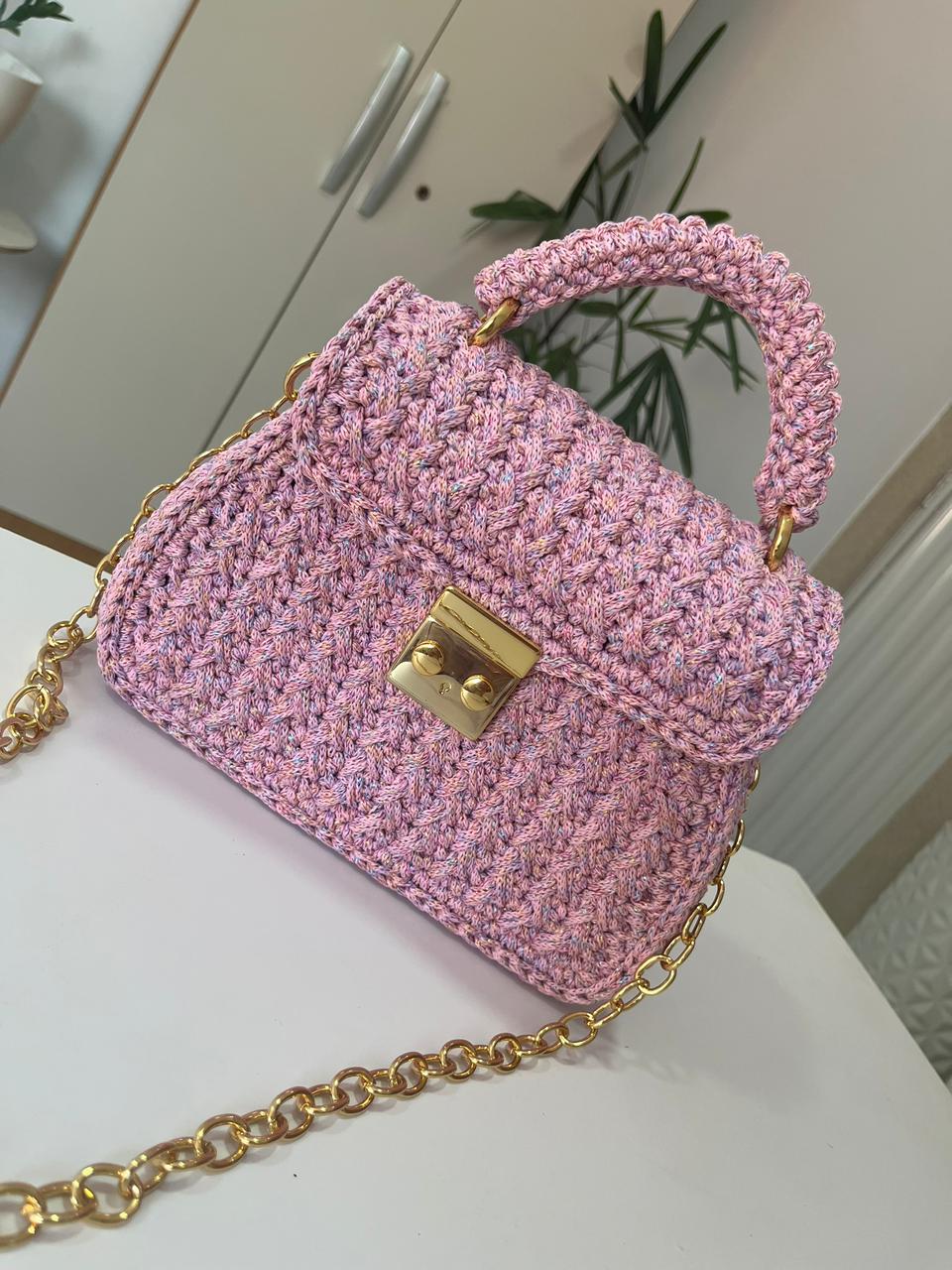 Bolsa Crochê Personalizada – Feita à Mão