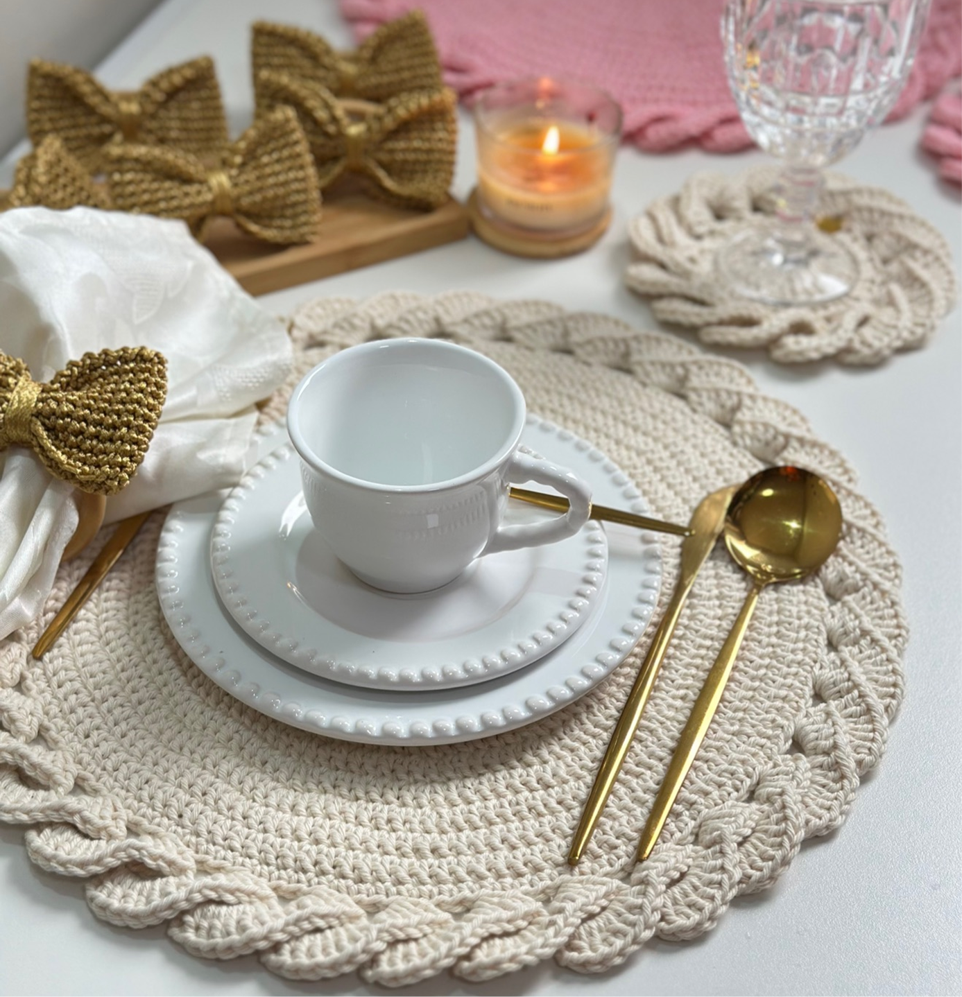 Americano de Crochê – Trança Decorativa