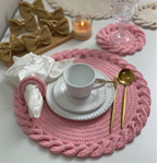 Americano de Crochê – Trança Decorativa