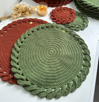 Americano de Crochê – Trança Decorativa