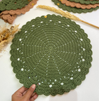 Americano de Crochê – Borda Rendada