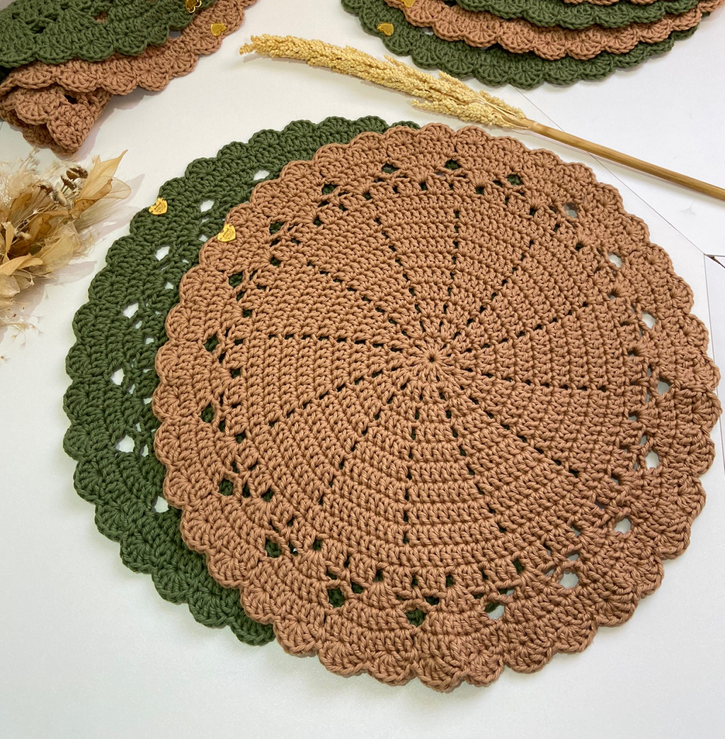 Americano de Crochê – Borda Rendada