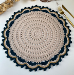 Americano de Crochê – Borda Rendada